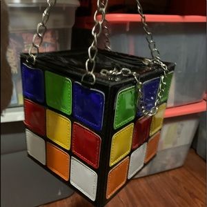 Rubix Cube retro purse
